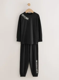 Noir/Brun - Lot de 3 pyjamas à jambes courtes (3-16ans) (3-16ans)