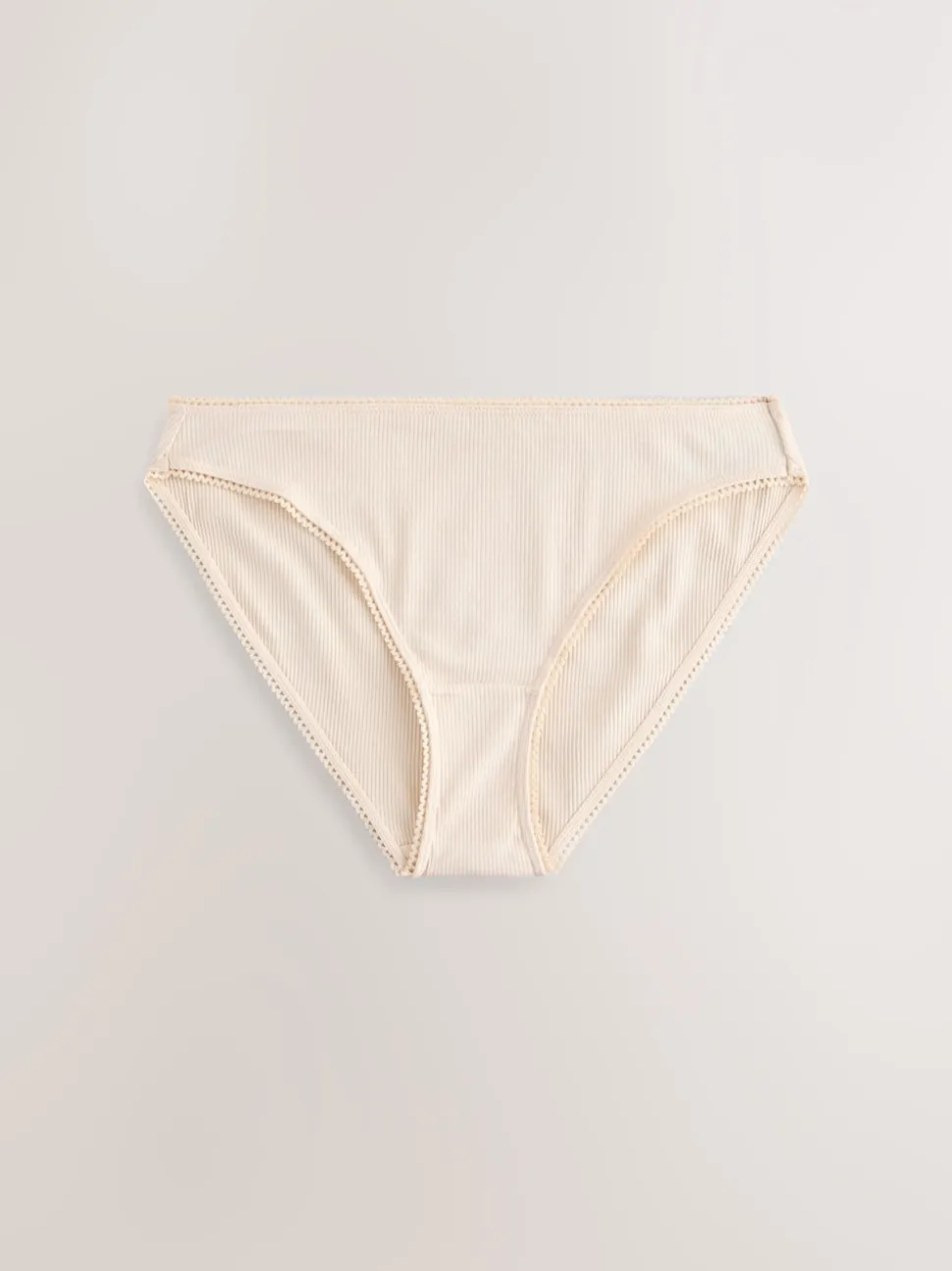 Noir/caramel nude/praline nude - 3 Slips Lot en coton côtelé