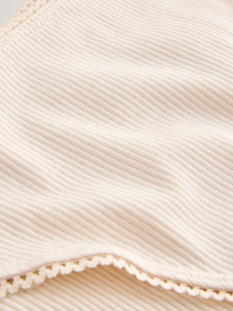 Noir/caramel nude/praline nude - 3 Slips Lot en coton côtelé