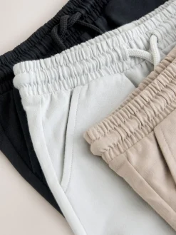 Noir/ciment/gris - Short en jersey 3 Pack (3mois-7ans)