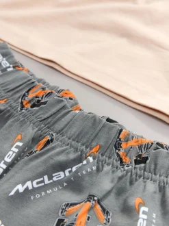 Noir/Crème McLaren - Pyjama à licence unique 100% coton (3-16ans)