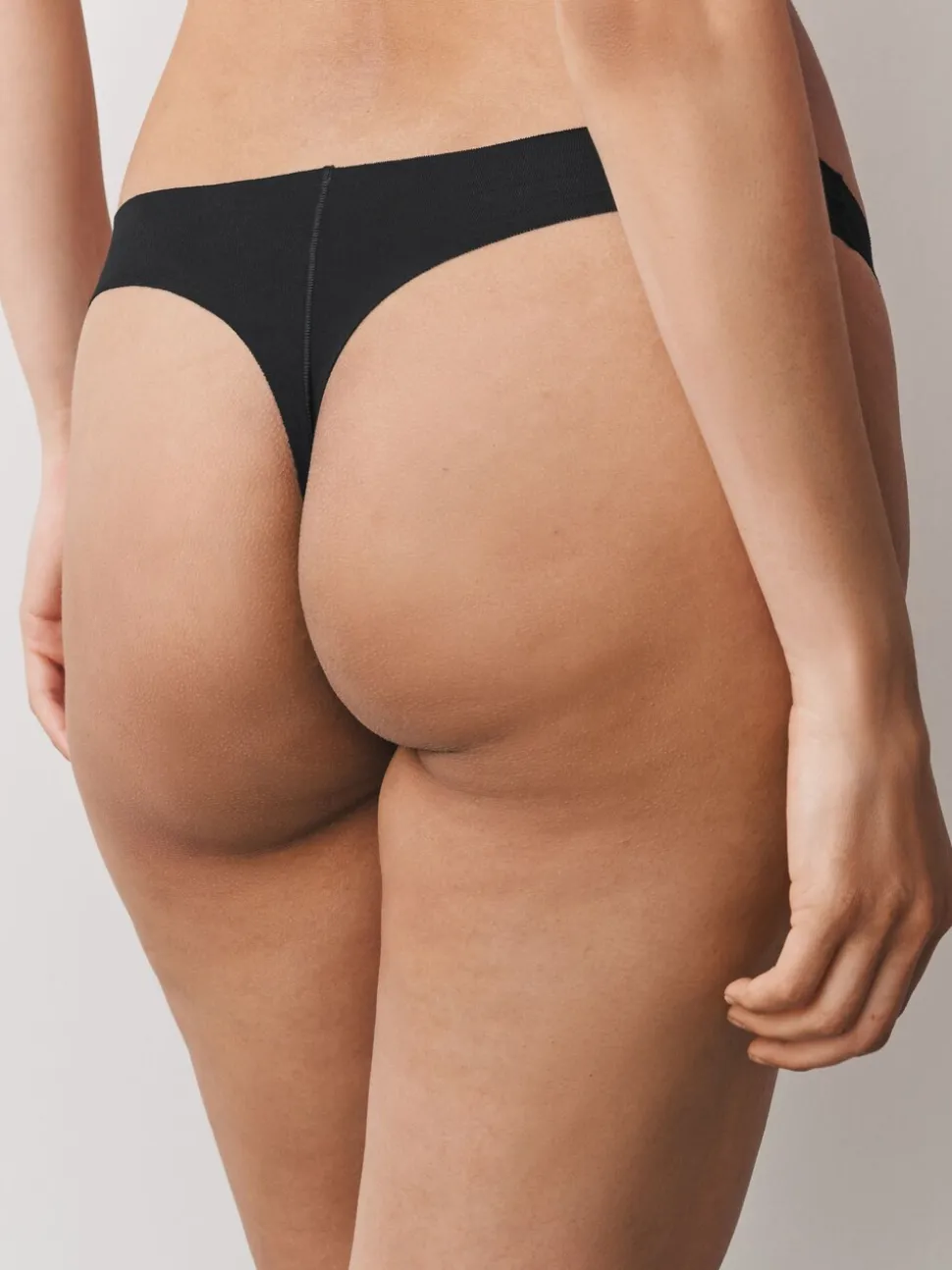 Noir/crème/rose - Lot de 7 culottes en coton Mélange sans VPL