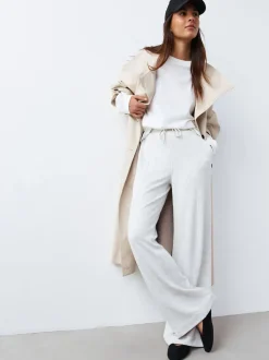 Noir/Gris - Joggings jambe large en jersey 2 Pack