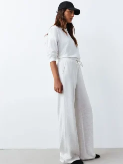 Noir/Gris - Joggings jambe large en jersey 2 Pack