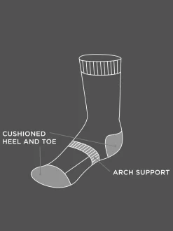 Noir/Gris - Next Active Sports Walking Ankle Socks 2 Pack