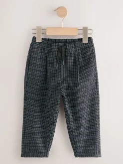 Noir/Gris - Pantalons élégants à enfiler (3mois à7ans)