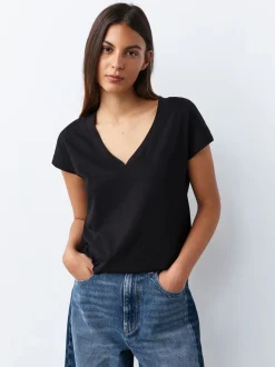 Noir/gris/rose - Lot de 7 T-shirts à mancherons