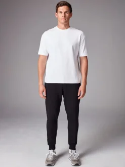 Noir/Marine - Lot de 2 Joggings Coupe ajustée à dos brossé