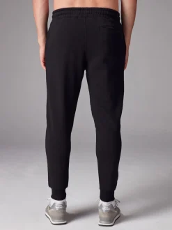 Noir/Marine - Lot de 2 Joggings Coupe ajustée à dos brossé