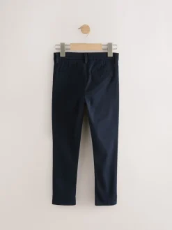 Noir/Marine - Lot de 2 pantalons chino skinny extensible (3-17ans)