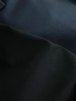 Noir/Marine - Slim Fit (Slim Fit) - Short chino extensible 2 Pack