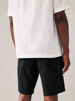 Noir/Marine - Slim Fit (Slim Fit) - Short chino extensible 2 Pack