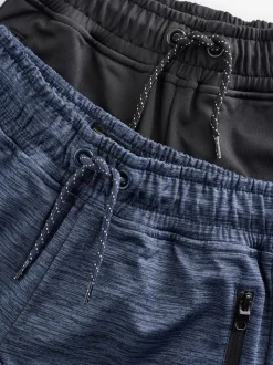 Noir/Marine - Zip Pocket Slim Survêtement (3-16yrs)