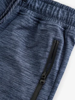 Noir/Marine - Zip Pocket Slim Survêtement (3-16yrs)