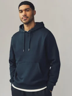 Noir/Marine/Gris Marl - Lot de 3 sweats à capuche en jersey
