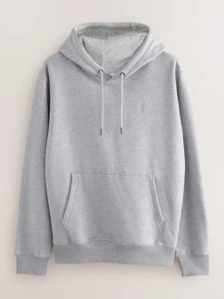 Noir/Marine/Gris Marl - Lot de 3 sweats à capuche en jersey