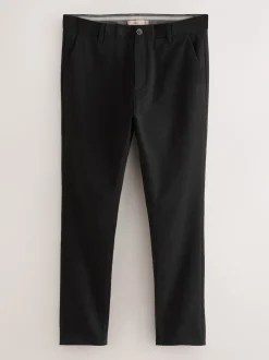 Noir/Marine/Pierre/Bleu - Pantalon chino slim extensible 4 Pack