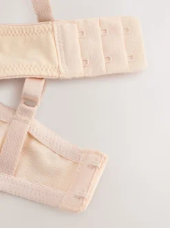 Noir/Noir/Blanc/Praline Nude - Lot de 4 soutiens-gorge en coton