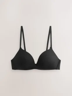 Noir/Praline Nude - Lot de 2 soutiens-gorge lissants sans armatures A-E push-up rembourrés