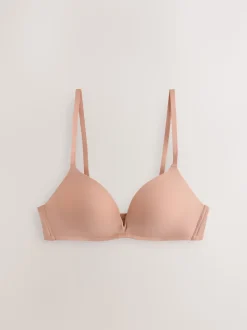 Noir/Praline Nude - Lot de 2 soutiens-gorge lissants sans armatures A-E push-up rembourrés