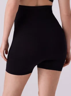 Noir/Rose - Lot de 2 culottes courtes de grossesse