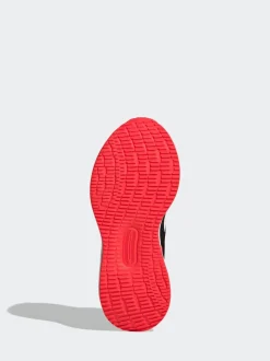 Noir/Rouge - adidas Baskets de course Runfalcon 5 à lacets élastiques pour enfant