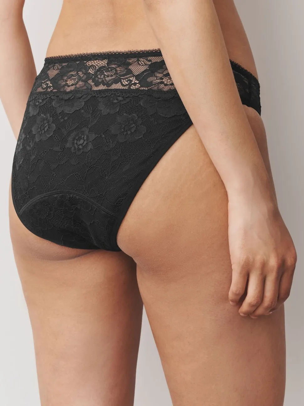 noir/rouge baie - Lot de 2 slips All Over en dentelle à débit moyen