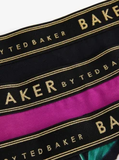noir/rouge baie - Lot de 3 slips Baker by Ted Baker