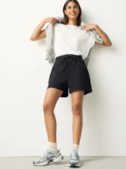 noir/rouge baie - Short en jersey 2 Pack