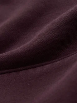 Noir/rouge bordeaux - Lot de 2 sweats à capuche en jersey riche en coton