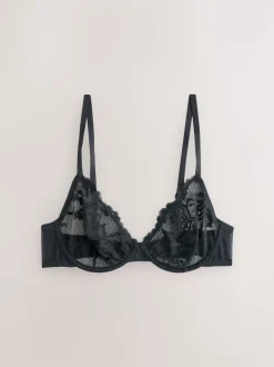 Noir/Rouge/Crème - Paquet de soutiens-gorge en dentelle 3