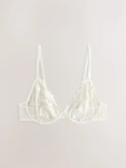 Noir/Rouge/Crème - Paquet de soutiens-gorge en dentelle 3