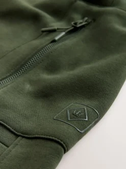 Noir/vert kaki - Lot de 2 joggings cargos coupe ajustée à dos brosse utilitaire