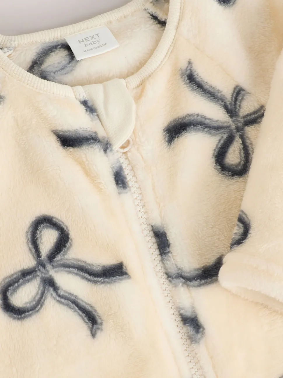 Nœud - Dors-bien en polaire pour bébé