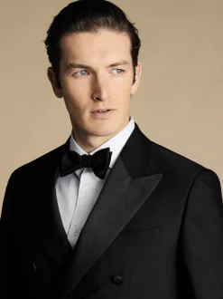 Nœud papillon Charles Tyrwhitt Barathea en soie prêt à nouer