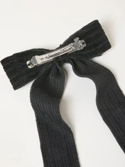 Nœud pour cheveux texturé en velours FatFace