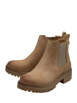 Nude - Bottines Lotus zippées Chelsea