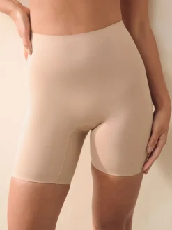 Nude - Culotte de coton mélangé de qualité supérieure avec contrôle de l'abdomen