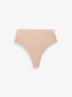Nude - Culotte de coton mélangé de qualité supérieure avec contrôle de l'abdomen