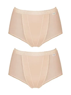 Nude - Culotte Sloggi Tummy Control 2 Pack Knickers
