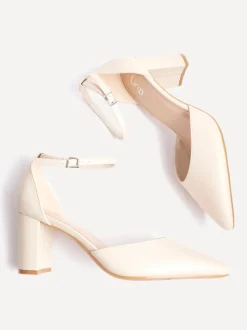 Nude - Linzi Leona Closed Back Court Block talons