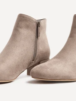 Nude - Linzi Manor Low Block Heeled Ankle Boots