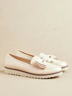 Nude - Linzi Mocassins à plateforme Cathy avec grand arc