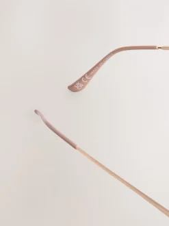 Nude - Lunettes de soleil aviateur Bling