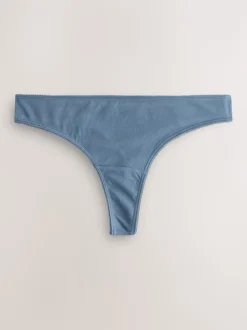 Nœuds bleus - Culotte en coton riche 7 Pack