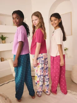 Nœuds brillants - Lot de 3Joggings pyjama (3-16ans)
