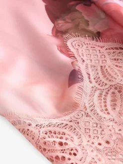 Nuisette B by Ted Baker Winter Glow en dentelle de satin rose