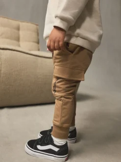 Off White écru - Ensemble sweat-shirt utilitaire et jogging super fin (3mths-7yrs)