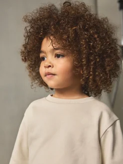 Off White écru - Ensemble sweat-shirt et jogging (3mois-7ans)