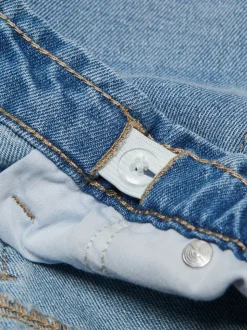 ONLY KIDS Bleu Commet Ample Jeans à taille élastiquée